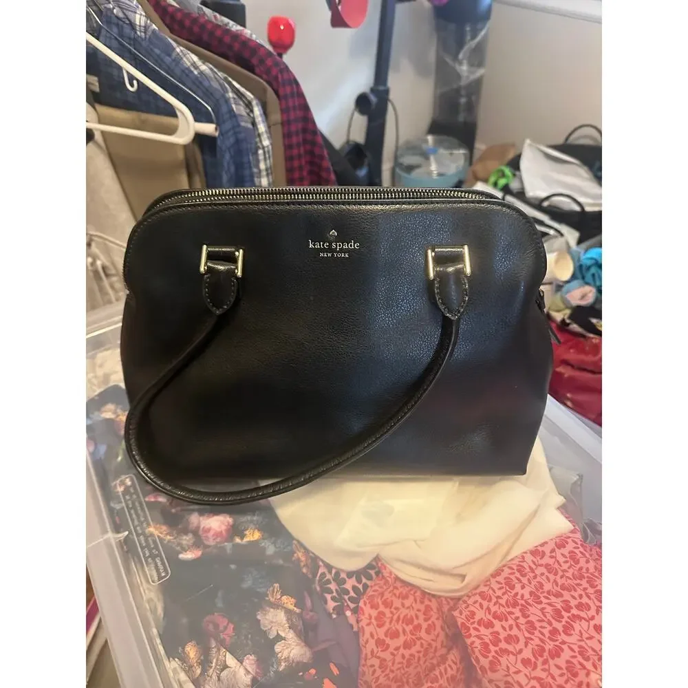 Kate Spade Mariella Medium Black Shoulder Bag Handbag Purse